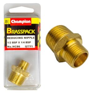 Champion Brass 1/2in x 1/4in BSP Reducing Nipple