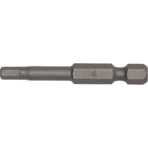 Teng 3pc 1/4in Hex 4mm Hex Bit x 50mm (L)