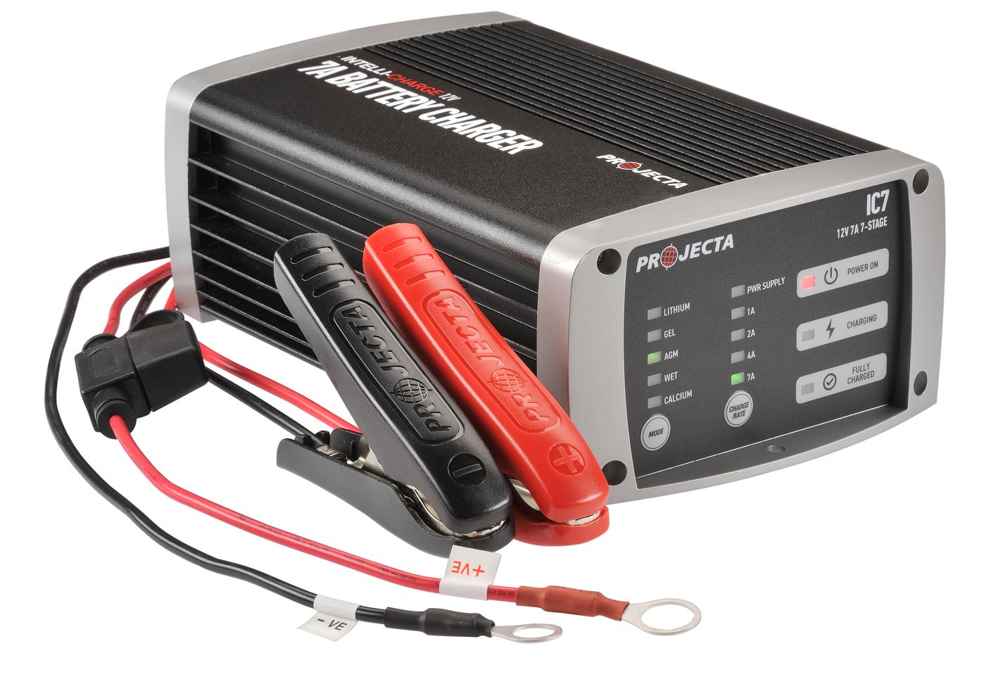 PROJECTA 12V 7A MULTICHEM LITHIUM BATTERY CHARGER