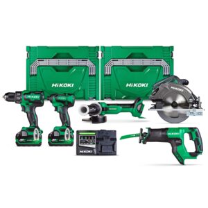 HiKOKI 36V/18V Brushless MULTI VOLT 5-Tool Kit