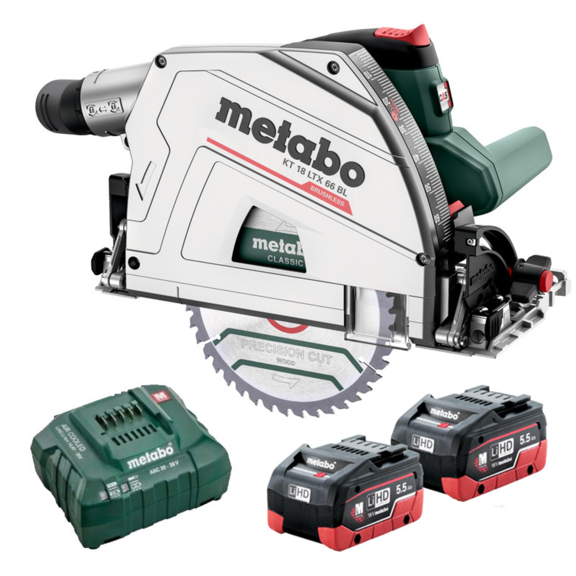 Metabo 18V Brushless 165mm Plunge Saw Kit