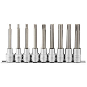 Teng 9pc 1/2in Dr. Long TX Bit Socket Set - TX20-TX60