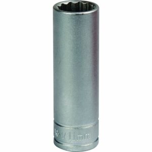 Teng 1/4in Deep Socket 12 Pt Metric 11 mm