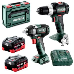Metabo 18V 75Nm Hammer Drill & 300Nm Impact Wrench Kit