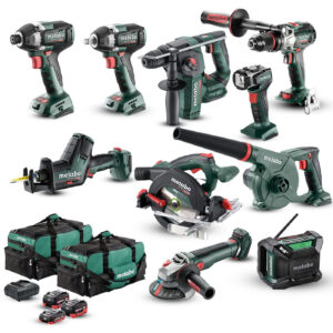Metabo 18V 10-Piece Brushless Kit