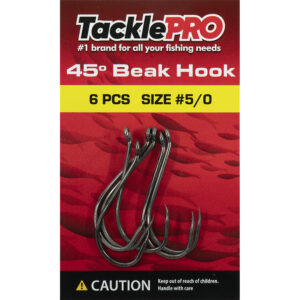 TacklePro 45deg. Beak Hook #5/0 - 6pc