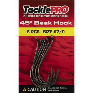TacklePro 45deg. Beak Hook #7/0 - 6pc