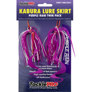 TacklePro Kabura Lure Skirt - Purple Rain (Twin Pack)