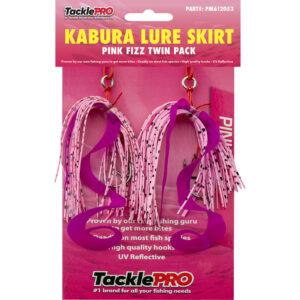 TacklePro Kabura Lure Skirt - Pink Fizz (Twin Pack)