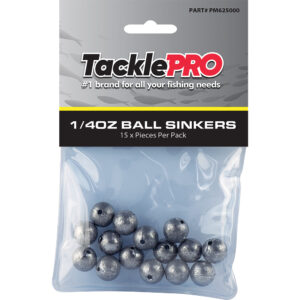 TacklePro Ball Sinker 1/4oz - 15pc