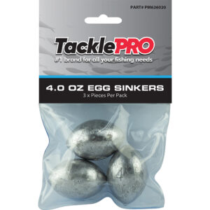 TacklePro Egg Sinker 4.0oz - 3pc