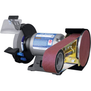 Multitool 200mm Bench Grinder W/belt & Disc Grinding Attach