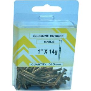 Prepax Silicone Bronze Nails 50gm 25mm x 14g
