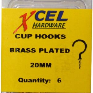 Prepax Cup Hooks - Round BP 6-pce 20mm