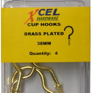 Prepax Cup Hooks - Round BP 4-pce 38mm