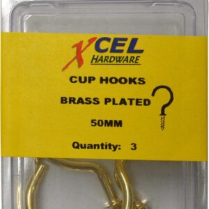 Prepax Cup Hooks - Round BP 3-pce 50mm