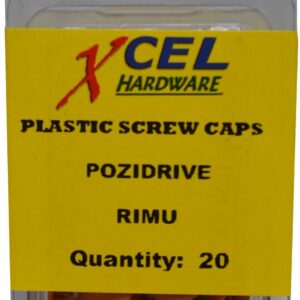 Prepax Plastic Screw Caps - Pozi 20-pce Rimu