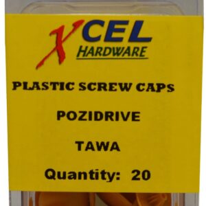 Prepax Plastic Screw Caps - Pozi 20-pce Tawa