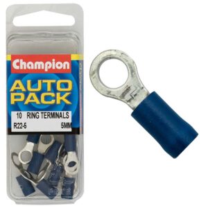 Champion 3/16in Blue Ring Terminal