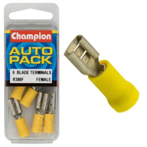 Champion Yellow Blade Terminal-Female 10mm