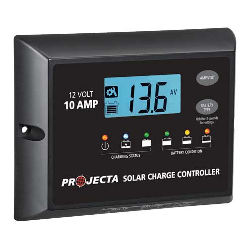 PROJECTA SOLAR CONTROLLER 10A 12V 4 STAGE