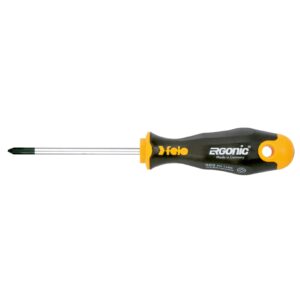 Felo 402 Ergonic Screwdriver Phillips #1 x 80mm Hardened Tip