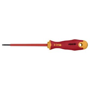 Felo 413 Ergonic Screwdriver  Flat 3 x .5 x 100mm Insulated Hardened Tip