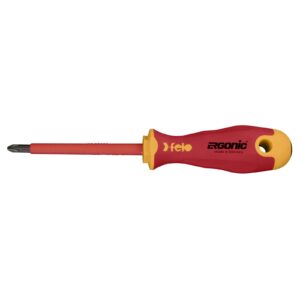 Felo 414 Ergonic Screwdriver  Phillips #2 x 100mm Insulated Hardened Tip