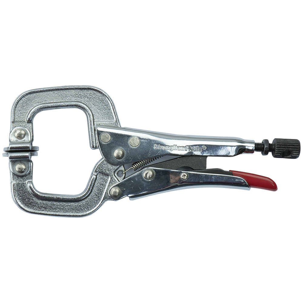 Stronghand Locking C-Clamp (OAL 165mm Swivel Pad)