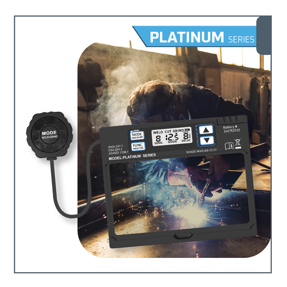 Weldsafe Welding Helmet Platinum Inferno - Image 2