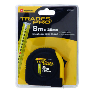 8M x 25mm Metric Steel Tape Measure