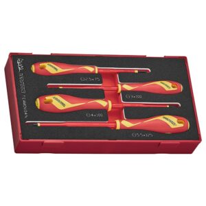 Teng 4pc Screwdriver Set Insulated Flat