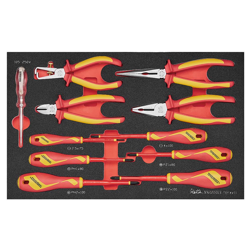 Teng 11pc Insulated Plier and Screwdriver Set
