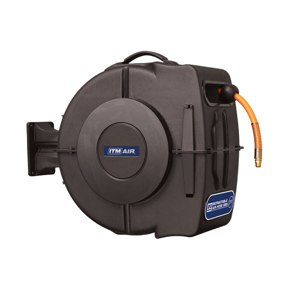 ITM Retractable Air Hose Reel w/10mmx20M Hybrid Polymer Hose