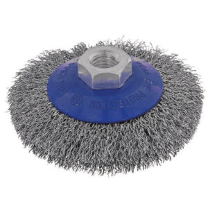 ITM Crimp Wire Bevel Brush Steel 100mm