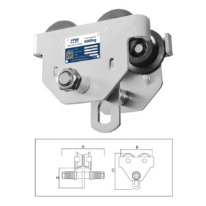 ITM Push Girder Trolley-500 kg-64-152mm Beam Width