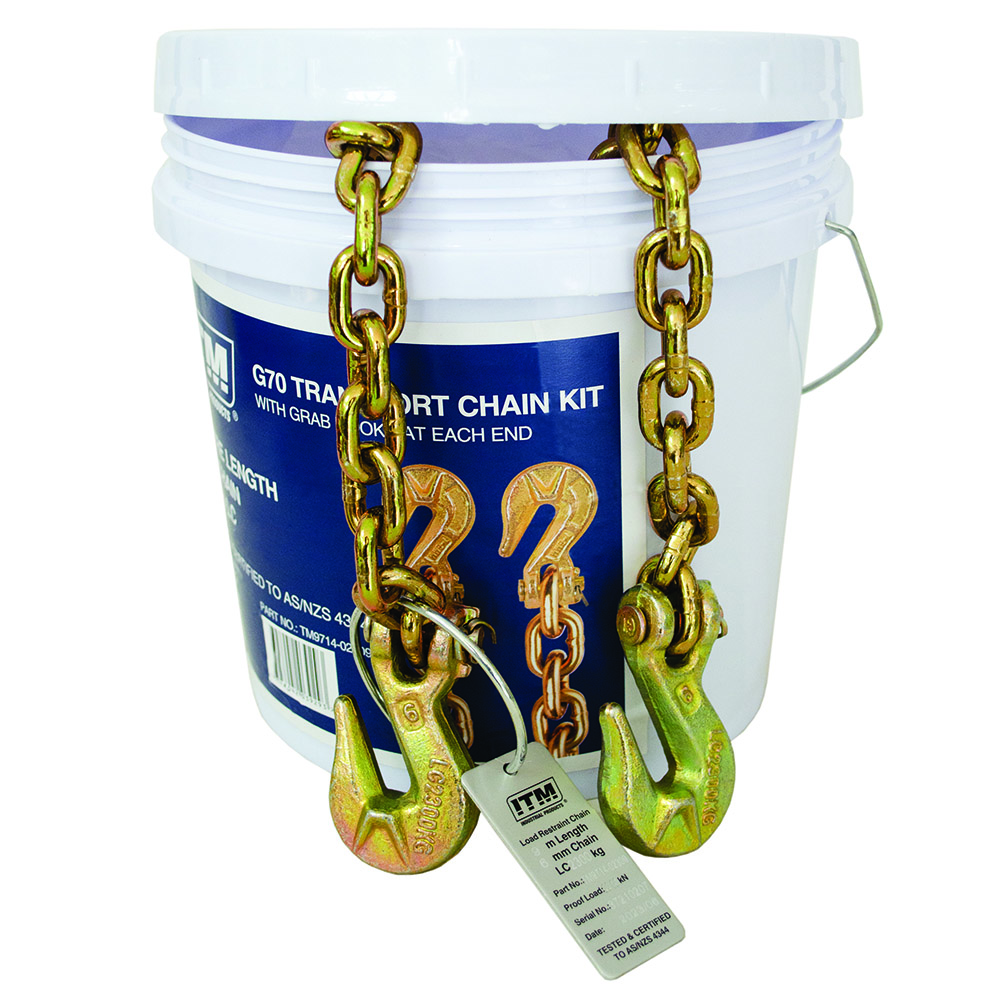 ITM G70 Transport Chain - 2.3 Ton Lashing Cap. - 9M Length