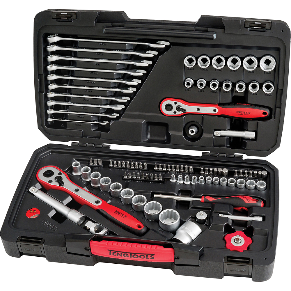 Teng MECCA PRO 98pc 1/4 3/8 & 1/2in Socket & Tool Set