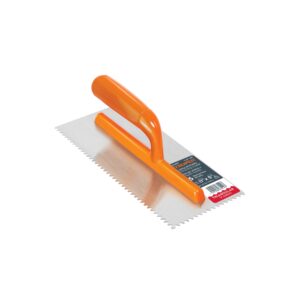 Truper Plasterers Trowel V Notched 275mm x 125mm