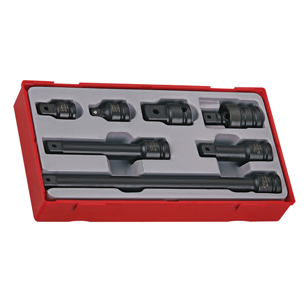 Teng 7pc 1/2in Dr. Imp Acc Set (Din ) - TC-Tray