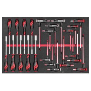 Teng 23pc Nut & T-Handle Driver Set (EVA)