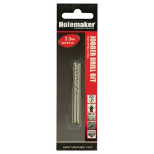 Holemaker Jobber Drill 3.0mm - 2pc (Carded)