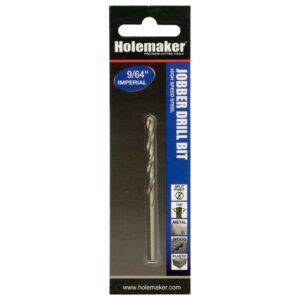 Holemaker Jobber Drill 9/64in - 1pc (Carded)