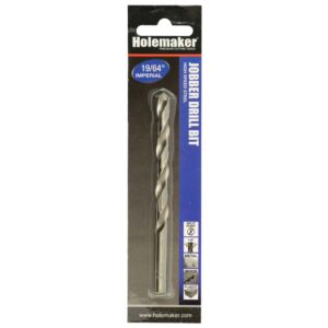 Holemaker Jobber Drill 19/64in - 1pc (Carded)