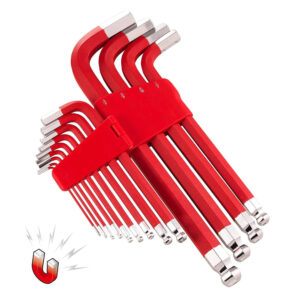 13pc Jumbo Long Magnetic Imperial Hex Key Wrench Set