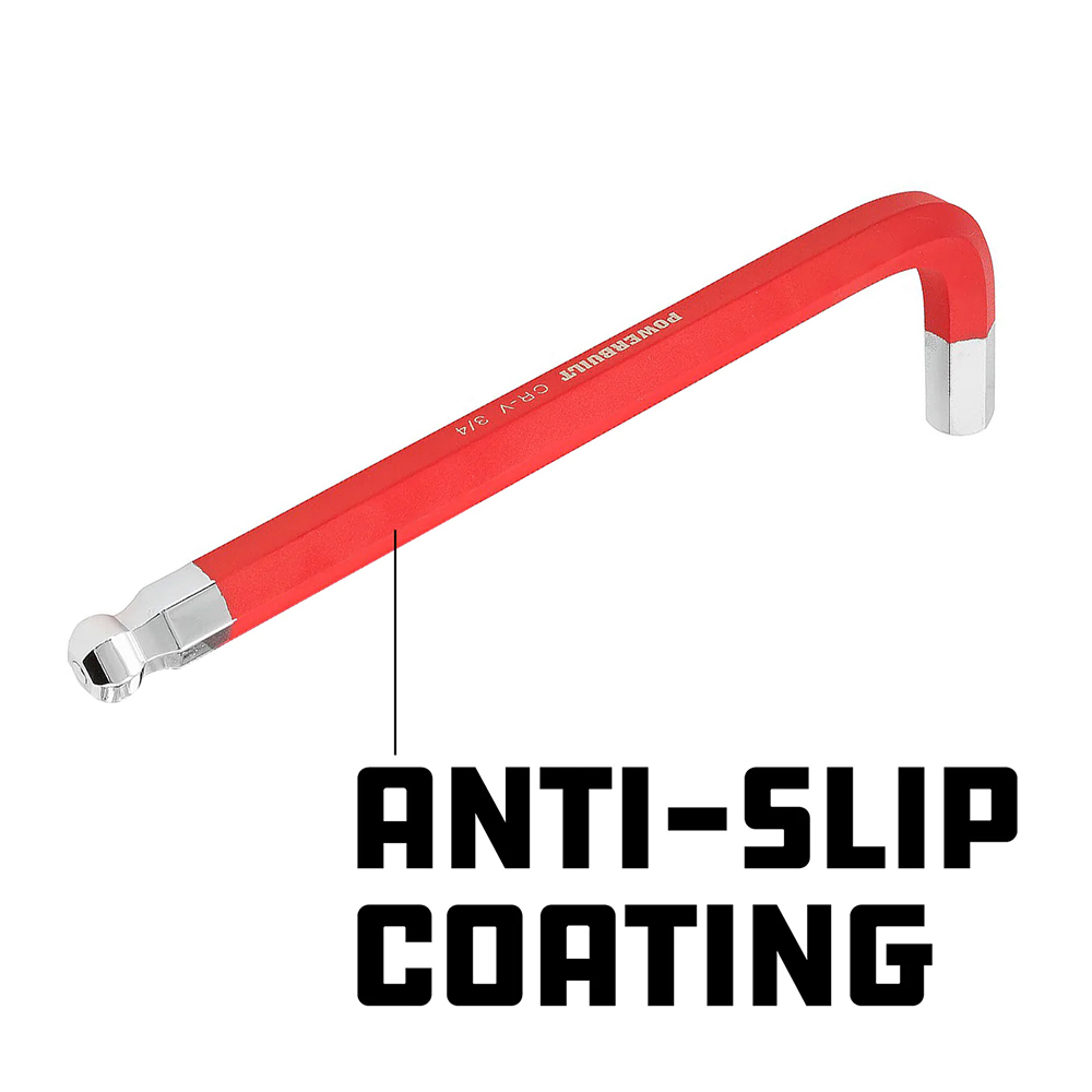 13pc Jumbo Long Magnetic Imperial Hex Key Wrench Set - Image 3