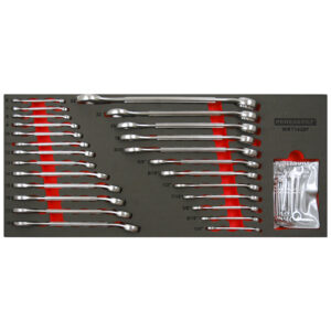 46pc Ring and Open End Spanner Tray