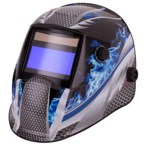 Gold Fire Metal Welding Helmet