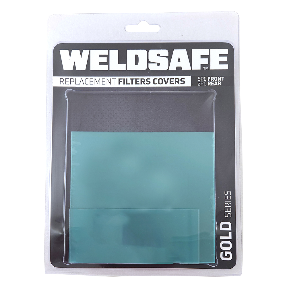 Weldsafe 7Pk Spare Filter Covers Ex Gold