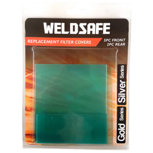 Welding Helmet Replacement Filter Covers Set - Gold & Silver